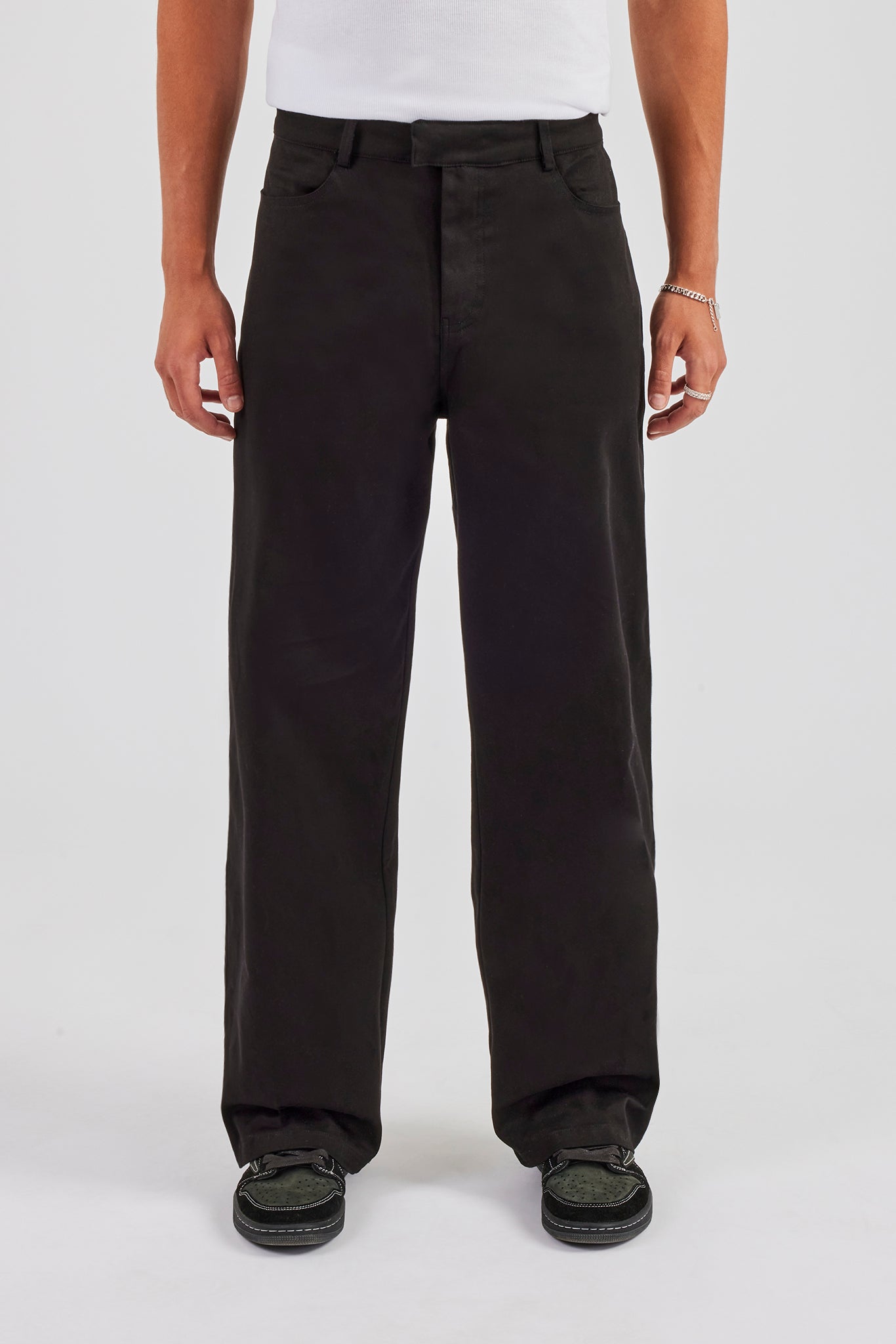 Tailored Relaxed Trouser - Black